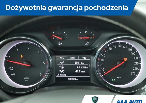 Opel Insignia cena 68000 przebieg: 93948, rok produkcji 2017 z Więcbork małe 232